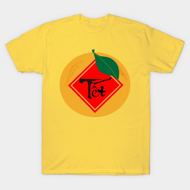 Honey Pomelo Tet Design, Lunar New Year, Year of the Dragon T-Shirt by AZNSnackShop